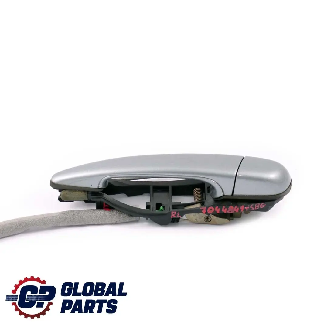 BMW 3 Series E46 Outside Door Handle Rear Left N/S Silbergrau Silver Grey A08
