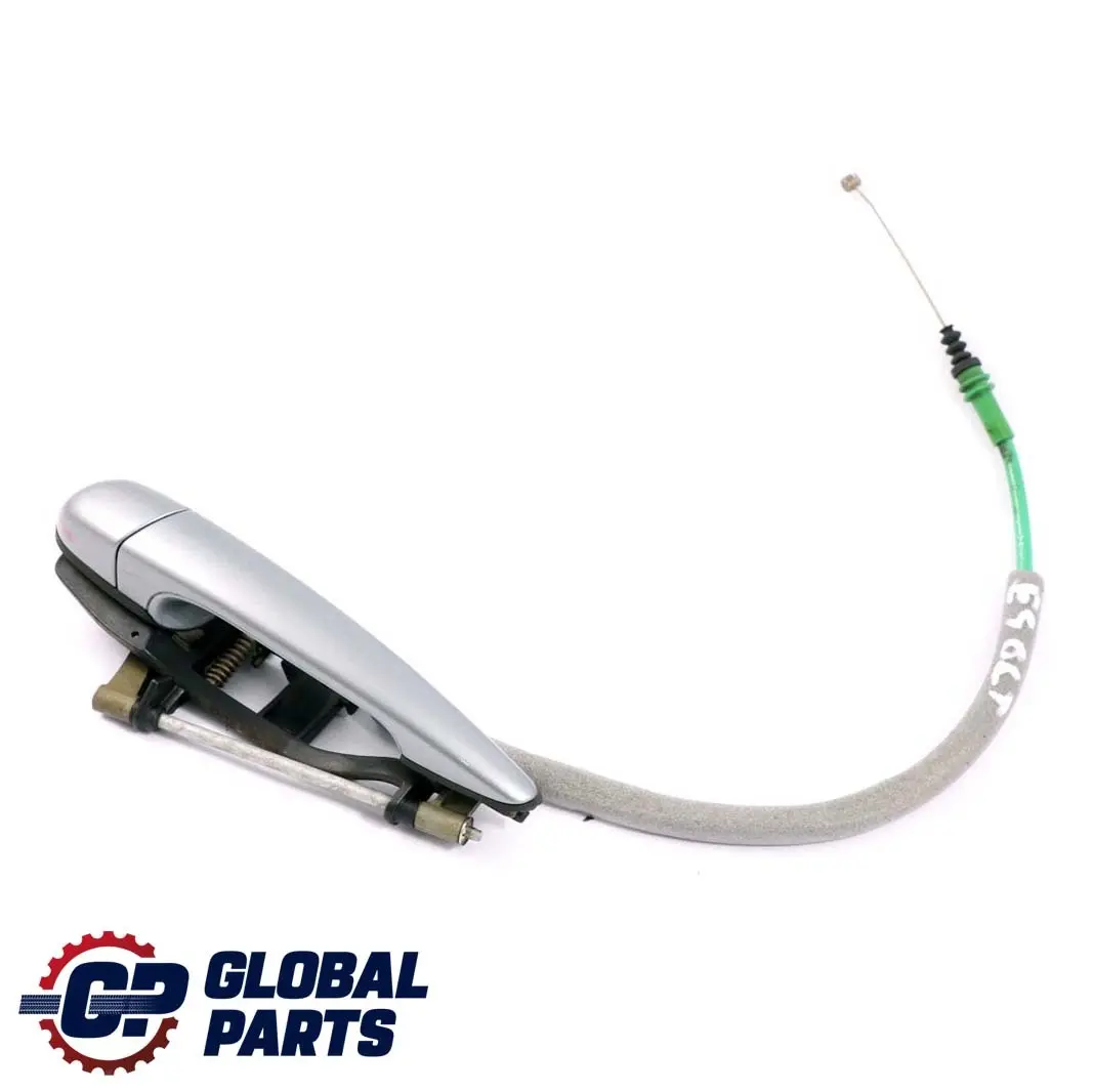 Exterior Manija De La Puerta Trasera Izquierda Silbergrau Gris Plata A08 para BMW E46 con número de pieza 7044841 BMW E46 Exterior Manija De La Puerta Trasera Izquierda Silbergrau Gris Plata A08 - SKU 7044841-SBG - Número de pieza 7044841