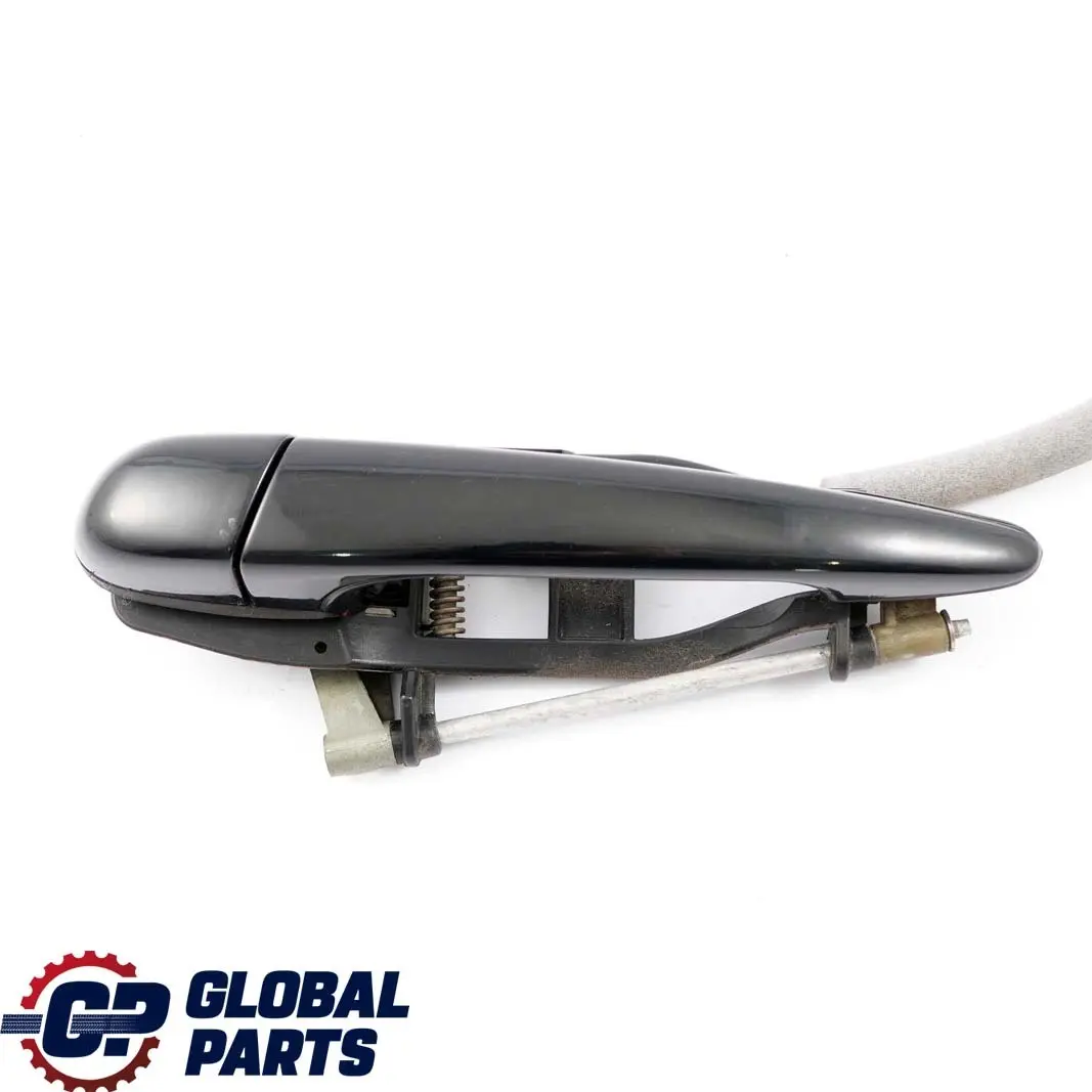 BMW 3 er E46 Türaussengriff Tür Hinten Links Schwarz 2 Black 668 - SKU 7044841-SCH - Teilenummer 7044841
