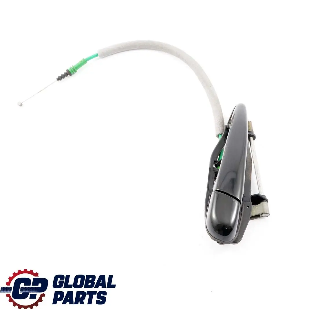 BMW 3 Series E46 Outside Door Handle Rear Left N/S Schwarz 2 Black 668 - SKU 7044841-SCH - Part number 7044841