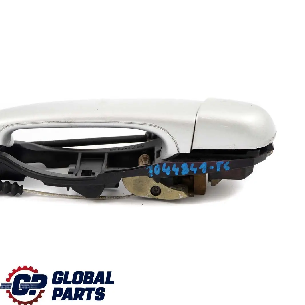 BMW E46 Klamka zewnętrzna tył lewy Titansilber 354 - SKU 7044841-TS - Numer Części 7044841