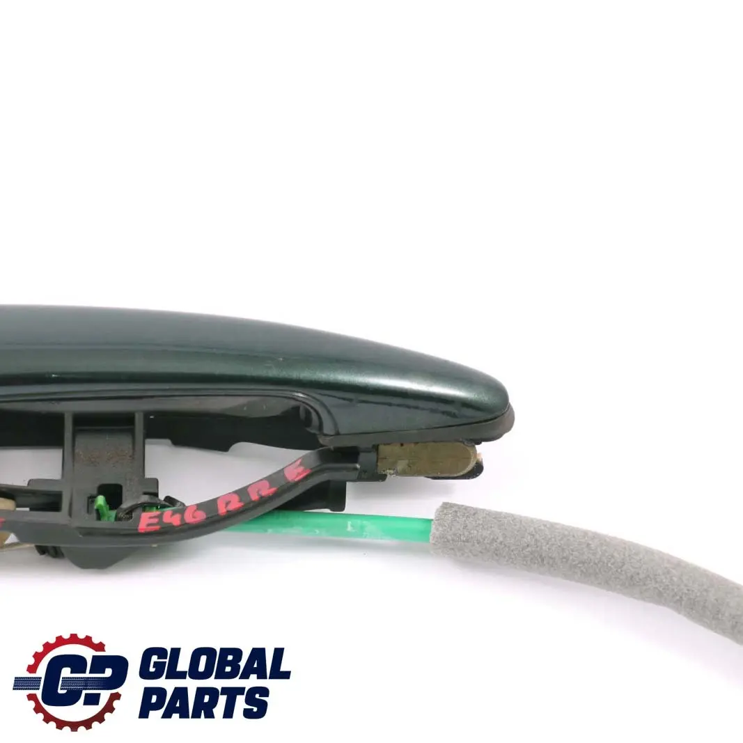 BMW 3 E46 Outside Door Handle Rear Right O/S Oxfordgruen Oxford Green - SKU 7044842-OXF - Part number 7044842