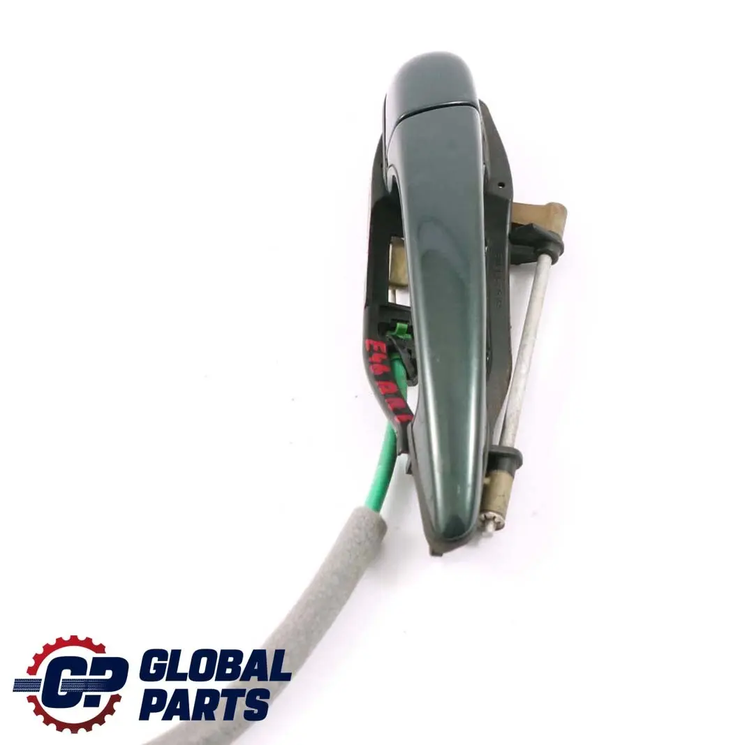 BMW 3 E46 Outside Door Handle Rear Right O/S Oxfordgruen Oxford Green - SKU 7044842-OXF - Part number 7044842