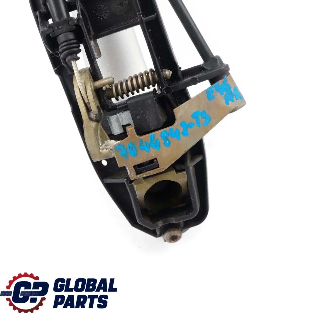 BMW E46 Exterior Manija De La Puerta Trasera Derecha Titansilber Metallic - 354 - SKU 7044842-TS - Número de pieza 7044842