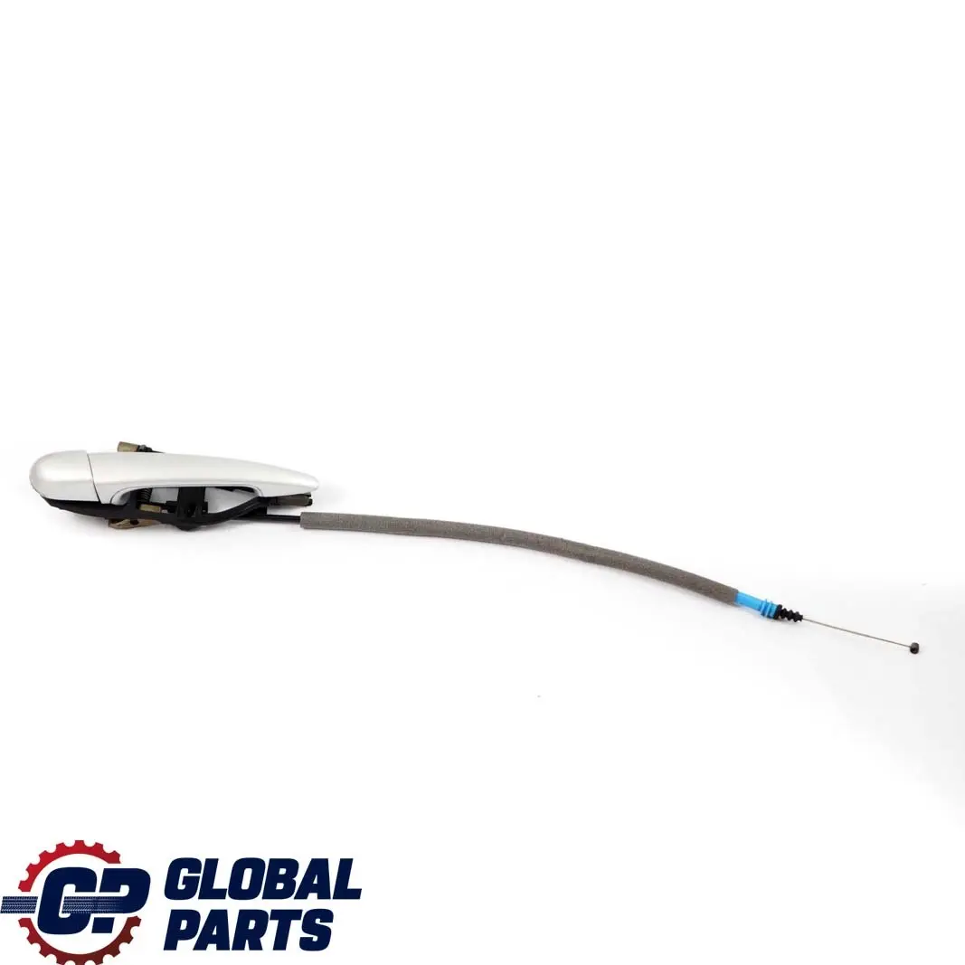 BMW E46 Maniglia Esterna Porta Posteriore Destra Titansilber Metallizzato - 354