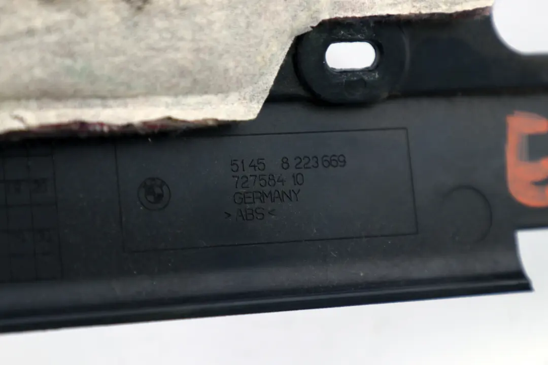 BMW 7 Series E65 Cover Trim Panel Instrument Dashboard Carrier Black 8223669 - SKU rhd-7045016 - Part number 7045016