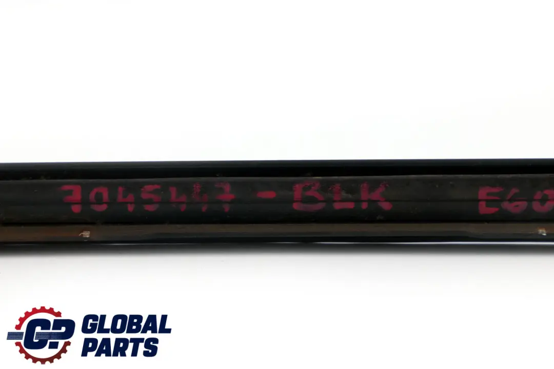 BMW 5 Series E60 Front Left N/S Windscreen Drip Moulding Trim Black Matt - SKU 7045447-BLK - Part number 7045447