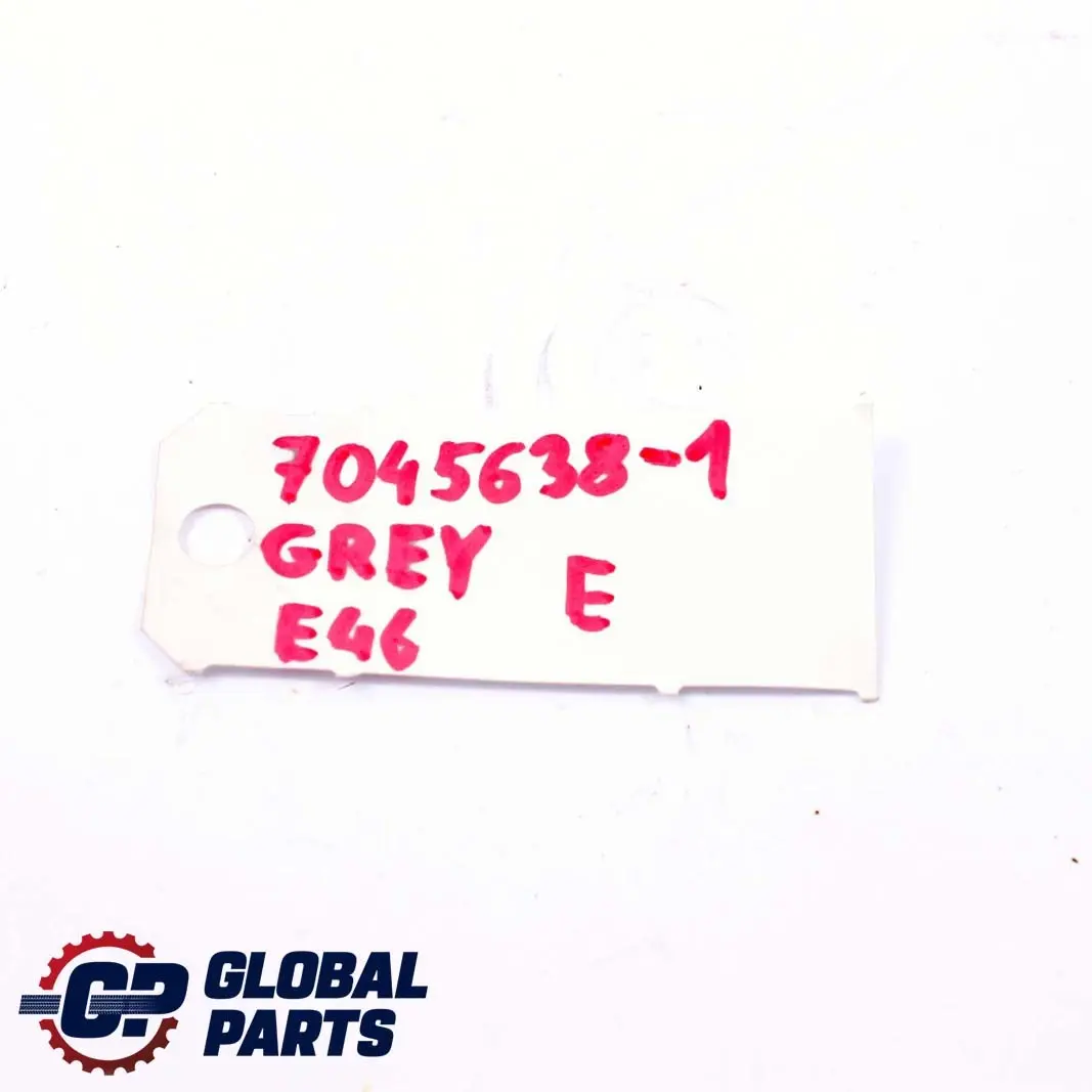 Middle Centre Headrest Cloth Fabric Grey to BMW 3 E46 Saloon Coupe Rear with Part number 7045638 BMW 3 E46 Saloon Coupe Rear Middle Centre Headrest Cloth Fabric Grey - SKU 7045638-1 - Part number 7045638