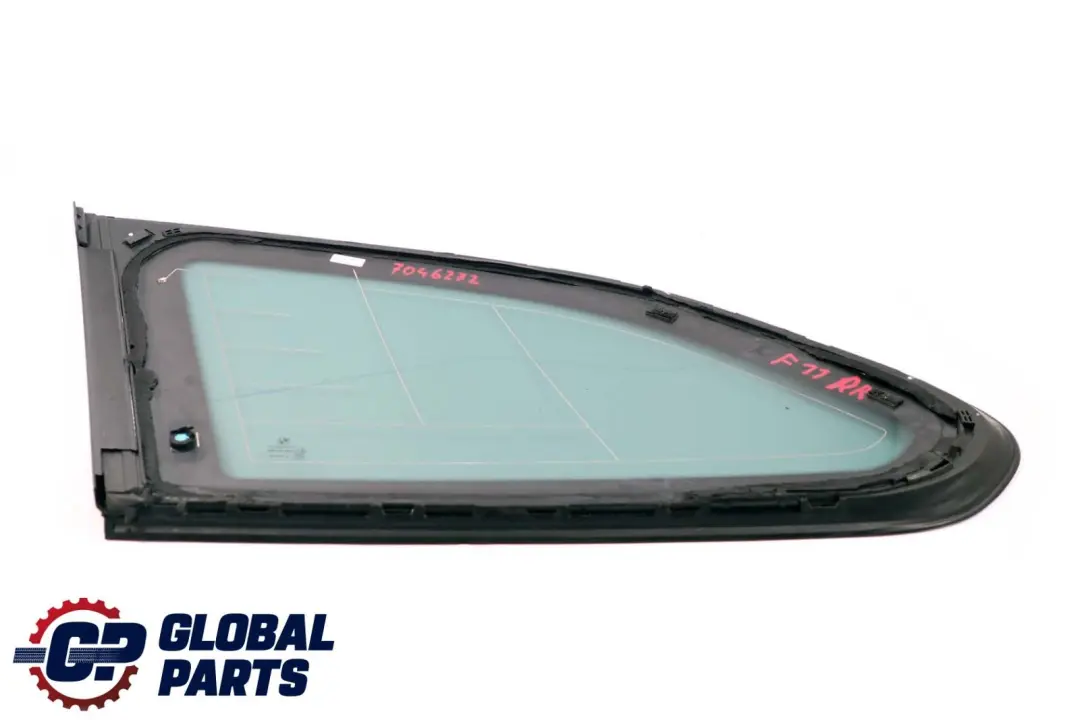 BMW F11 Side Window Black Glass Gasket Rear Right O/S AS3 - SKU 7046272 - Part number 7046272