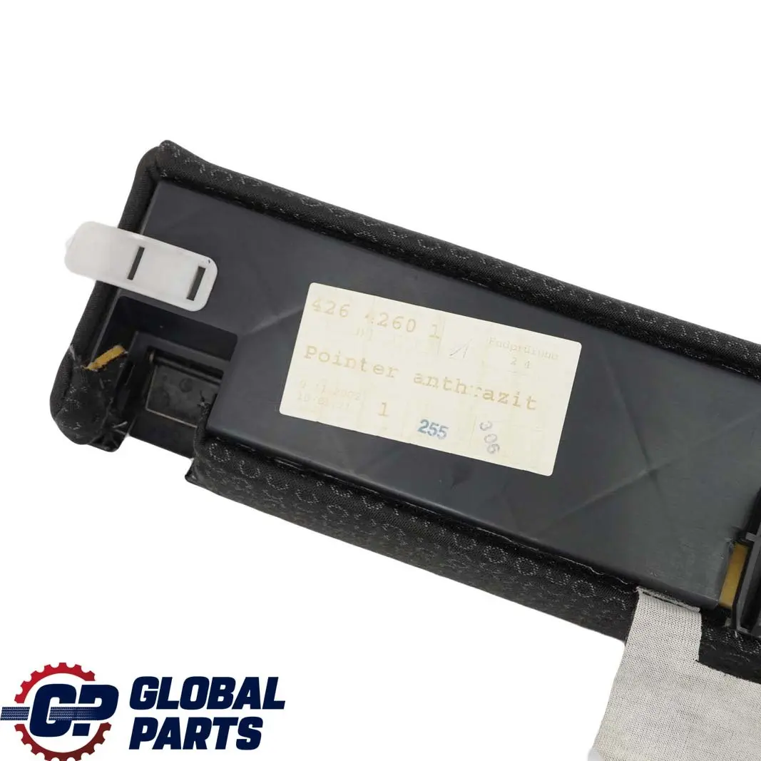 BMW 3 E46 Kombi Touring Rücksitz Leiste Bezug Isofix Schwarz Stoff Jacquard - SKU 7046799 - Teilenummer 7046799