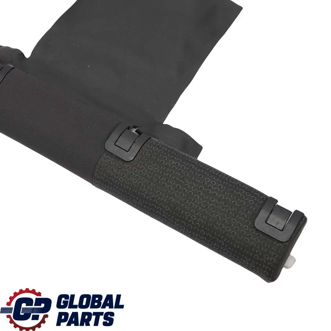 BMW 3 E46 Kombi Touring Rücksitz Leiste Bezug Isofix Schwarz Stoff Jacquard - SKU 7046799 - Teilenummer 7046799