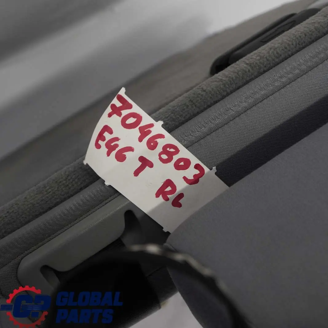 Left N/S Backrest Cover Cloth Jacquard Grey BMW 3 E46 Touring Rear Seat - SKU 7046803 - Part number 7046803