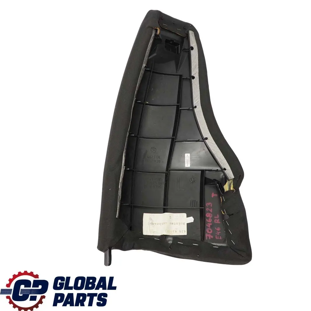 BMW E46 Break Touring Siege Arriere Lateral A Gauche Housse Tissu Anthracit - SKU 7046823 - Numéro de pièce 7046823