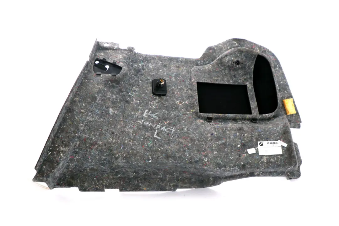 Boot Trunk Left N/S Trim Liner Cover Panel to BMW 3 Series E46 with Part number 7048277 BMW 3 Series E46 Boot Trunk Left N/S Trim Liner Cover Panel - SKU 7048277 - Part number 7048277
