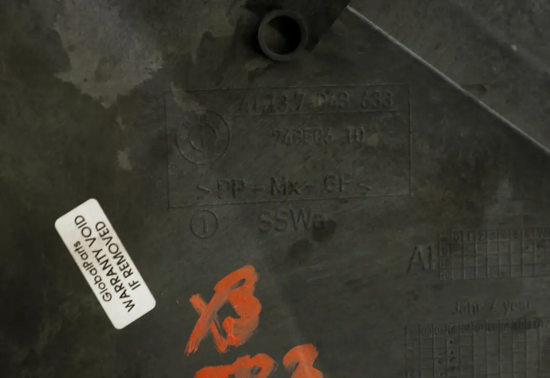 Parete Divisoria Aggregateraum SX per BMW X3 E83 con numero di parte 7048633 BMW X3 E83 Parete Divisoria Aggregateraum SX - SKU 7048633 - Numero di parte 7048633