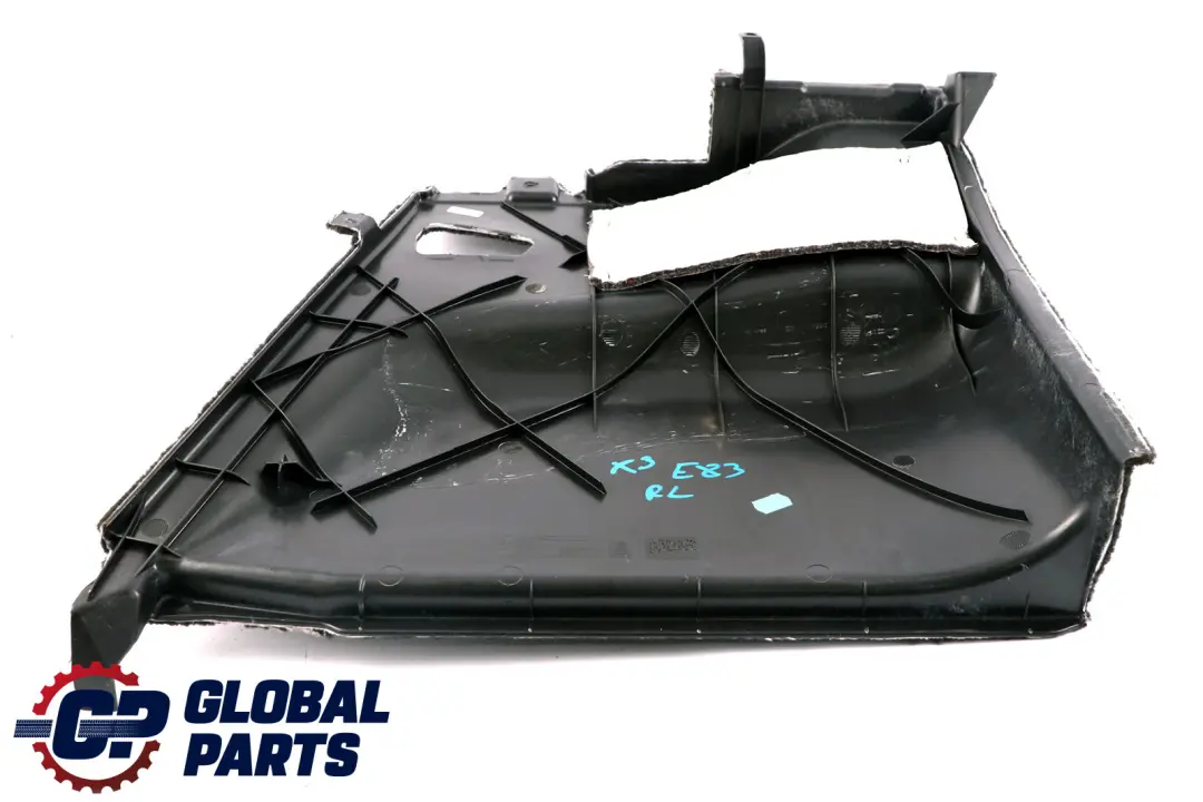 BMW X3 E83 Coperchio Boot Trim Panel Sinistro Nero Anthrazit - SKU 7049039 - Numero di parte 51477049039