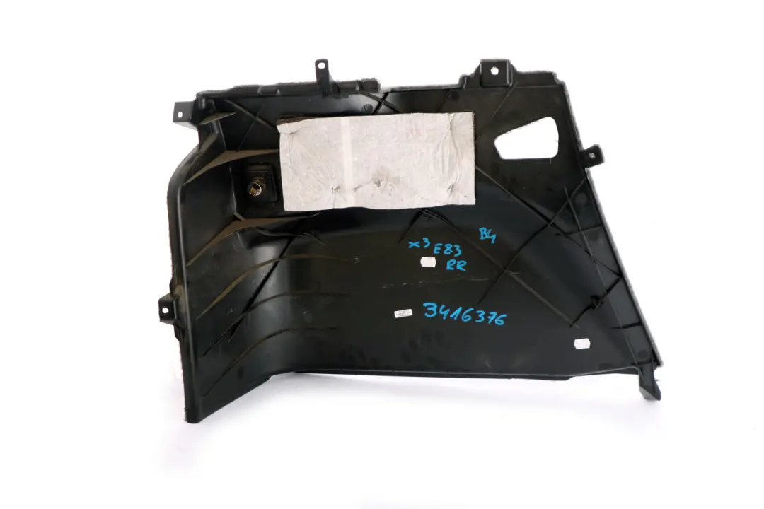 BMW X3 Reihe E83 Verkleidung Gepäckraum Rechts Grau BASALTGRAU - SKU 7049040-2 - Teilenummer 51477049040