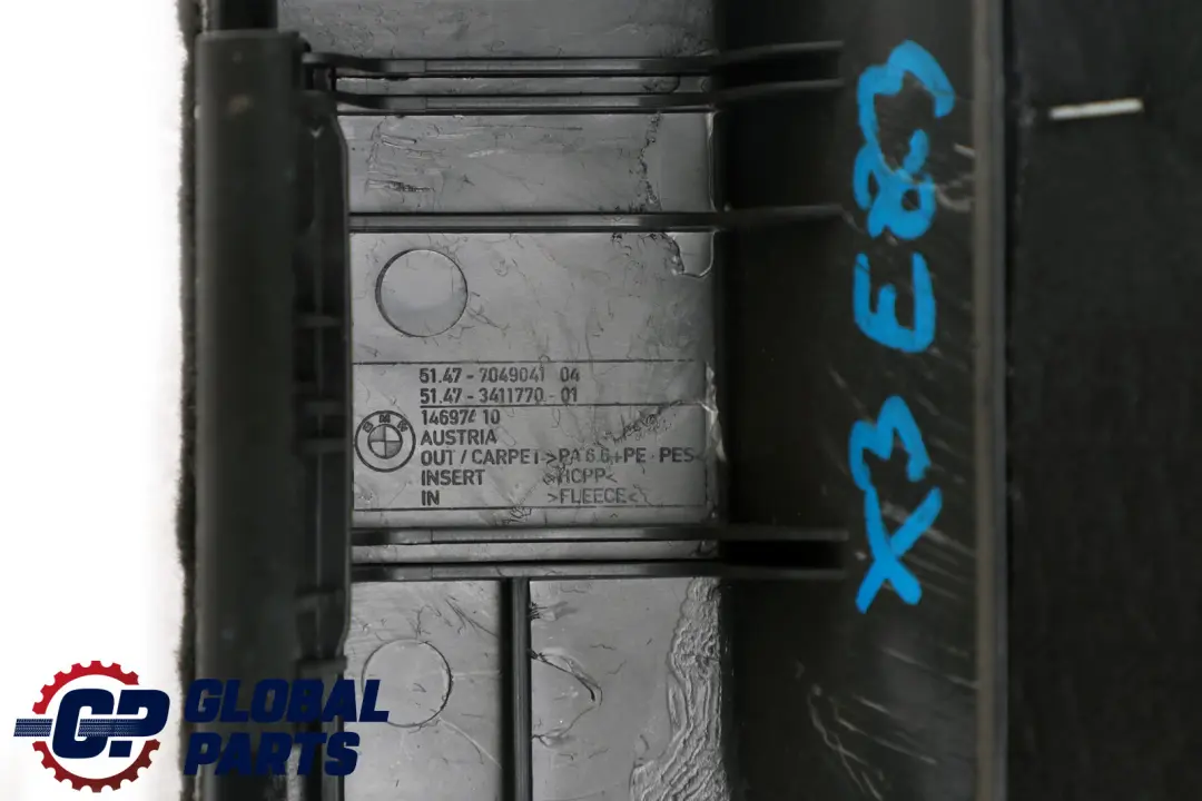 Sportello Portabagagli SX Antracite 5147 per BMW X3 E83 con numero di parte 51477049041 BMW X3 E83 Sportello Portabagagli SX Antracite 5147 - SKU 7049041 - Numero di parte 51477049041