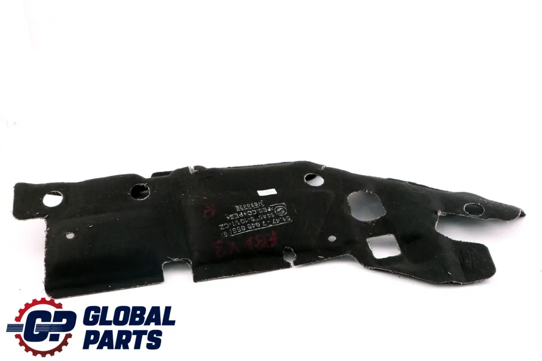 BMW X3 Series E83 Rear Boot Trunk Lid Right Sound Insulation Trim O/S - SKU 7049056 - Part number 7049056