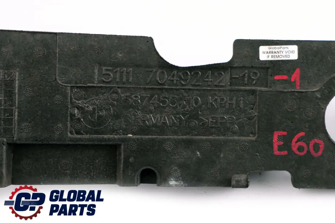 BMW 5 Series 1 E60 E61 Bumper Shock Absorber Front Right O/S - SKU 7049242-1 - Part number 7049242
