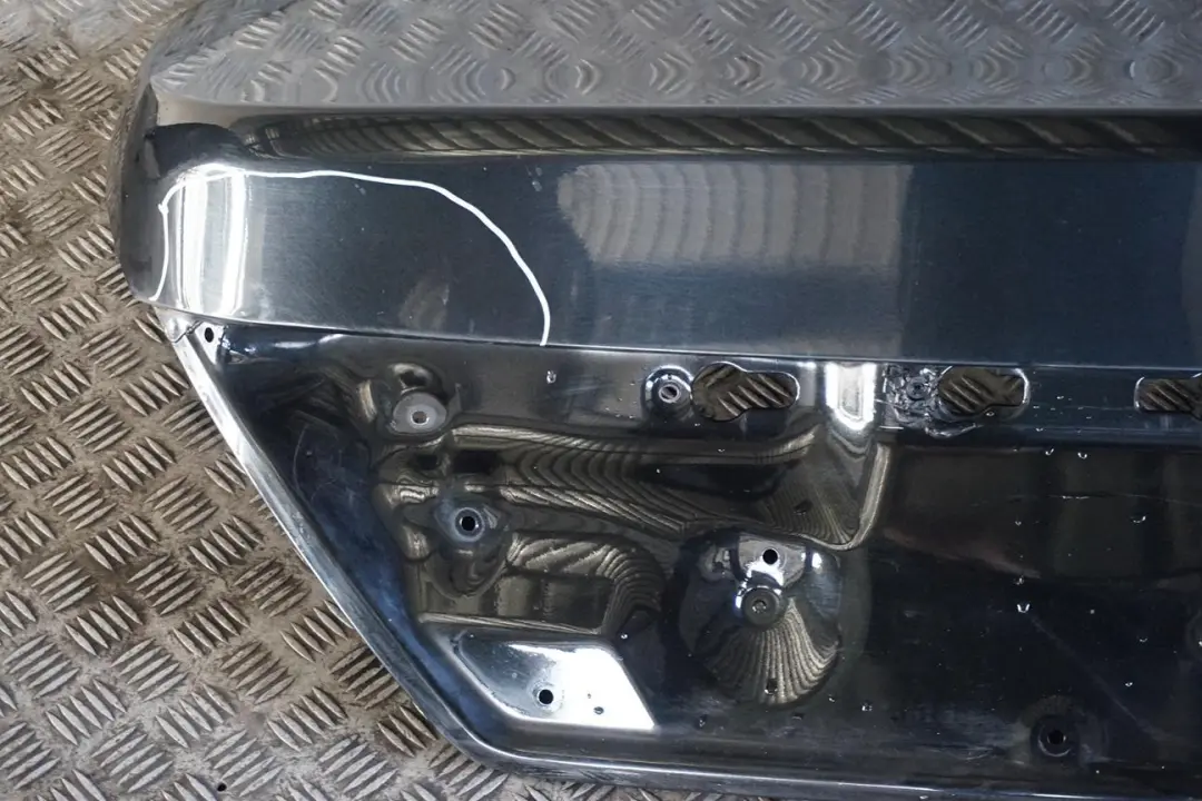  Genuine BMW 7 Series E65 E66 2 Trunk Lid Boot Tailgate Black Sapphire Metallic - SKU 7049252-BS2 - Part number 7049252