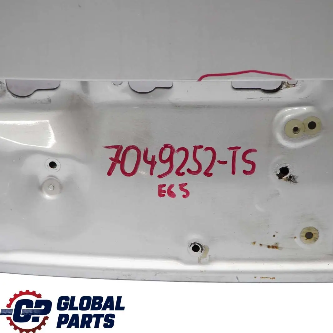 Trunk Lid Boot Tailgate Titansilber Silver Metallic - 354 to BMW 7 E65 E66 E67 with Part number 7049252 BMW 7 E65 E66 E67 Trunk Lid Boot Tailgate Titansilber Silver Metallic - 354 - SKU 7049252-TS - Part number 7049252