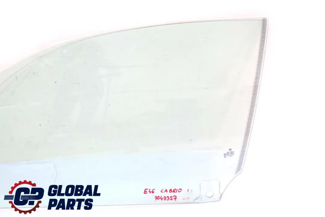 BMW 3 er E46 Cabrio Seitenscheibe Grün Tür Vorne Links Gruen AS2 - SKU 7049327 - Teilenummer 7049327