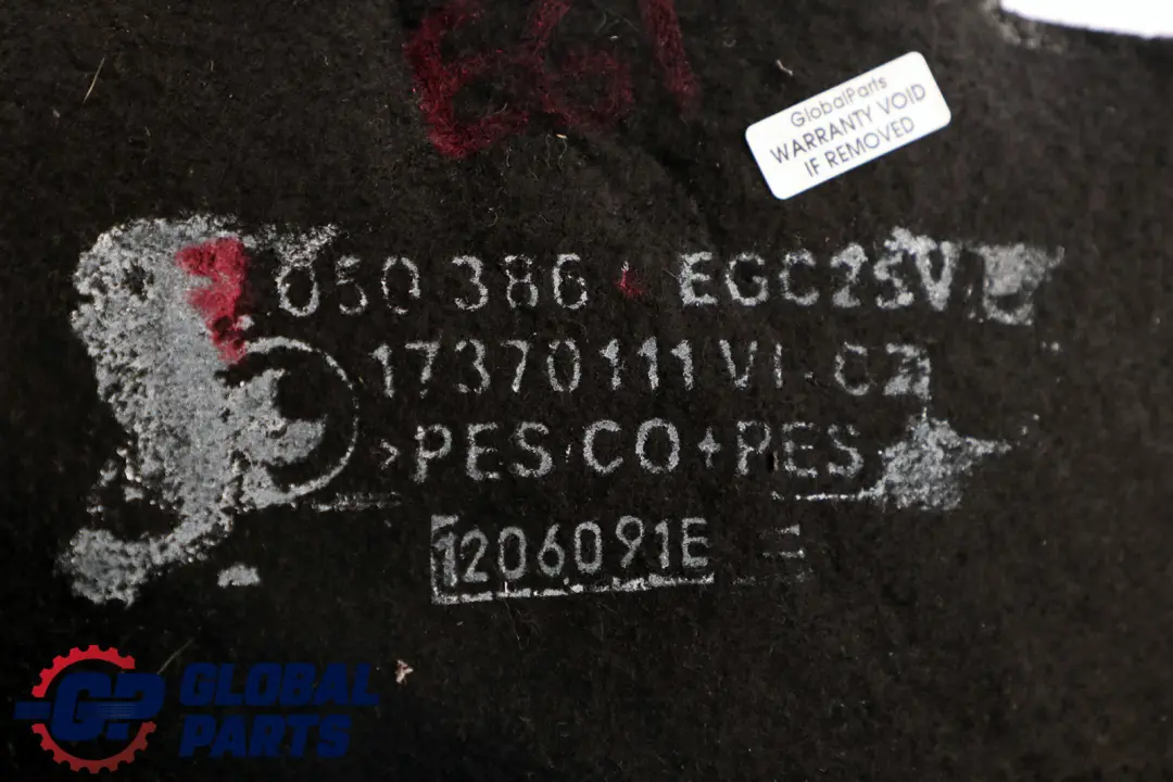 BMW E61 Wygłuszenie izolacja prawa prawy tył - SKU 7050386 - Numer Części 7050386