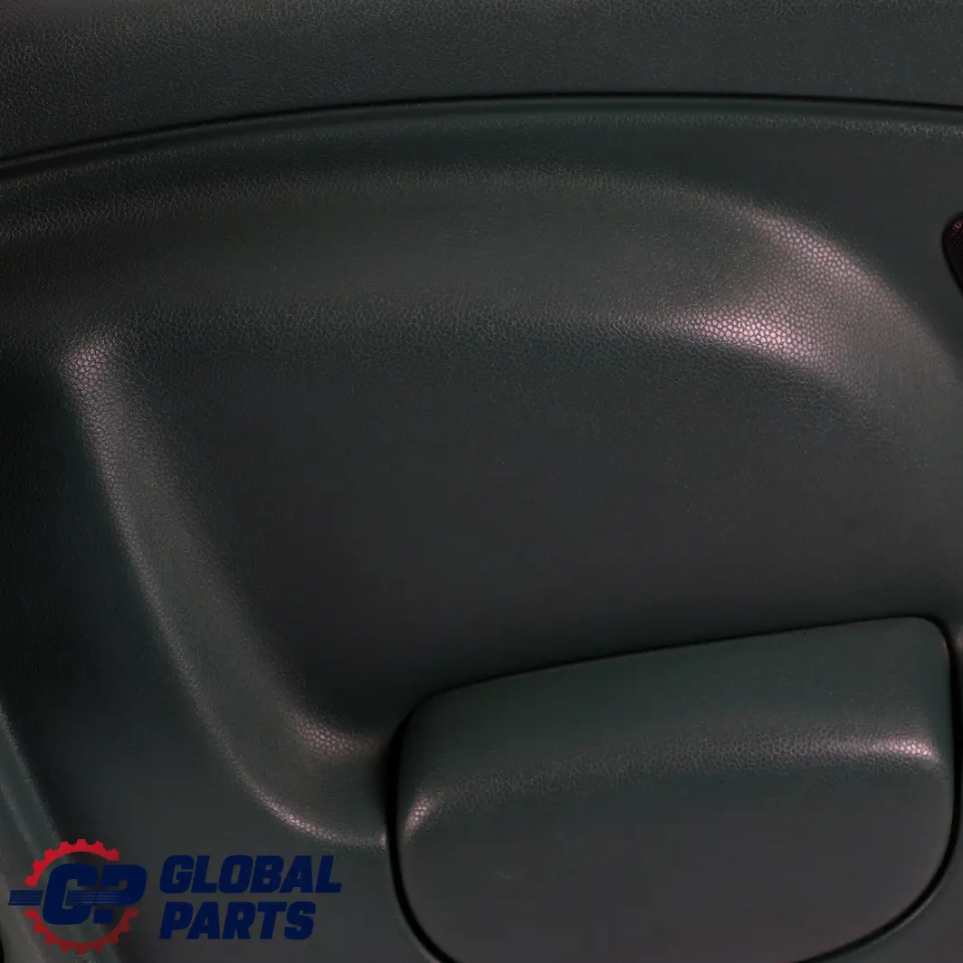 Left N/S Lateral Trim Side Panel Emerald Green to BMW Mini Cooper R50 R53 Rear with Part number 7050457 BMW Mini Cooper R50 R53 Rear Left N/S Lateral Trim Side Panel Emerald Green - SKU 7050457 - Part number 7050457