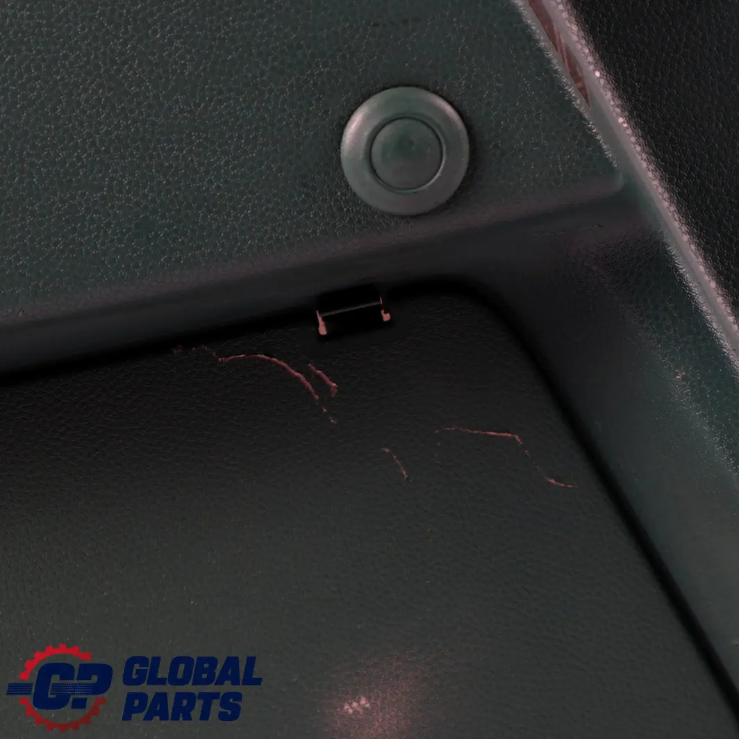 Left N/S Lateral Trim Side Panel Emerald Green to BMW Mini Cooper R50 R53 Rear with Part number 7050457 BMW Mini Cooper R50 R53 Rear Left N/S Lateral Trim Side Panel Emerald Green - SKU 7050457 - Part number 7050457