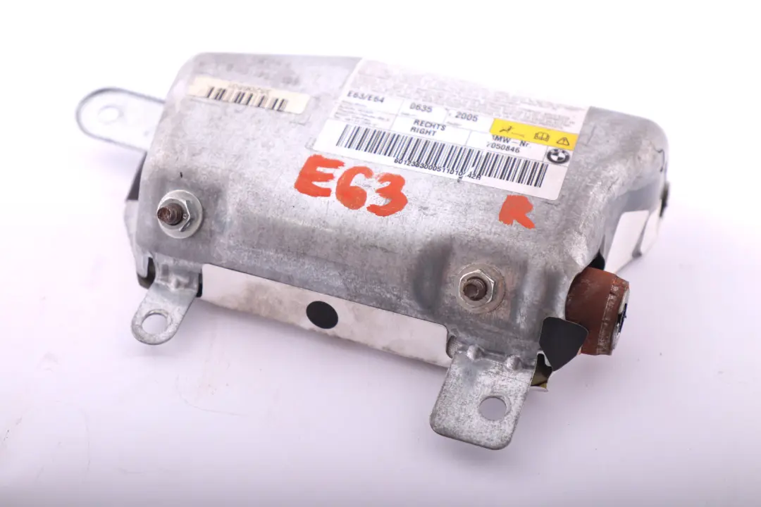 Door Air Bag Module Right Front O/S to BMW E63 E64 LCI with Part number 7050846 BMW E63 E64 LCI Door Air Bag Module Right Front O/S - SKU 7050846 - Part number 7050846