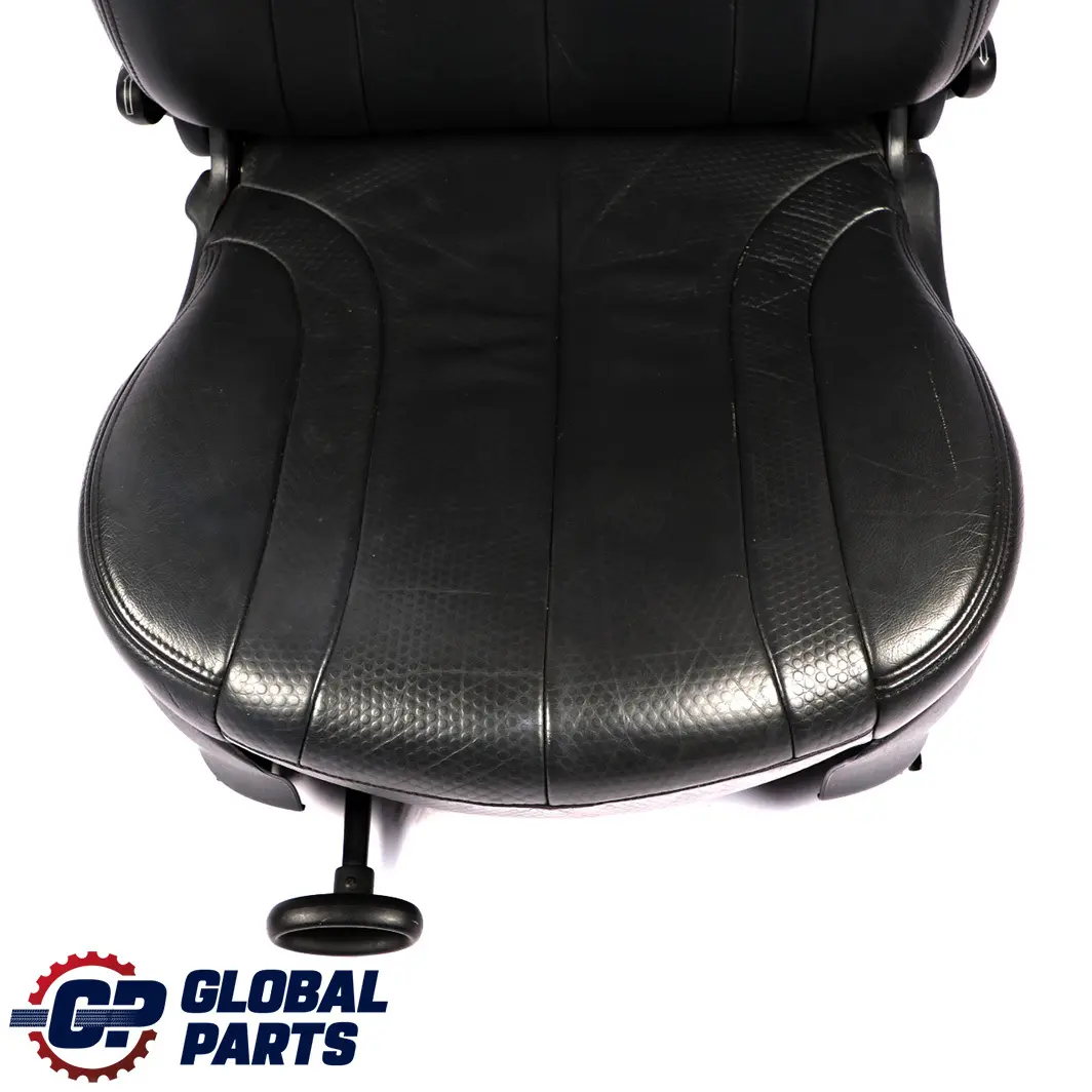 Front Left N/S Leather Profile Seat Panther Black Passenger to Mini Cooper One R50 with Part number 7051155 Mini Cooper One R50 Front Left N/S Leather Profile Seat Panther Black Passenger - SKU 7051155-2 - Part number 7051155