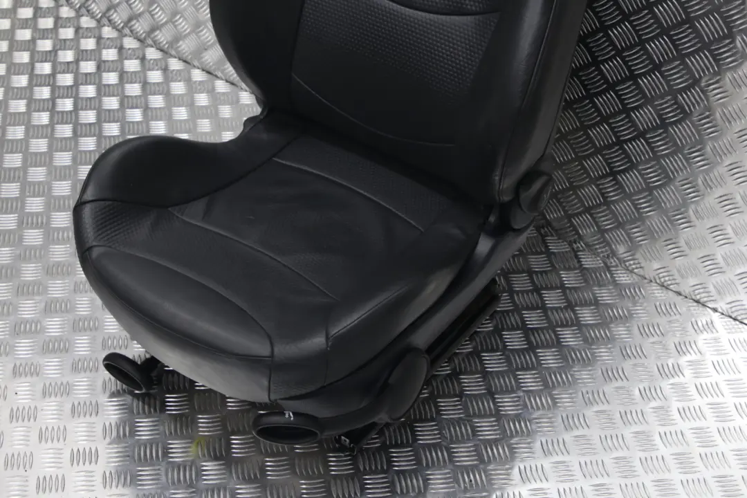 BMW Mini Cooper R50 vorne links sport Leder Sitz Fahrerseite Panther Schwarz - SKU 7051155 - Teilenummer 7051155