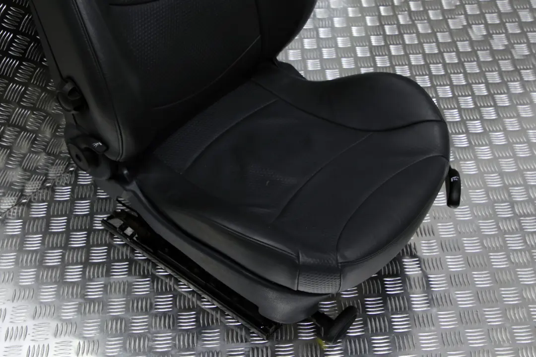 BMW Mini Cooper R50 vorne links sport Leder Sitz Fahrerseite Panther Schwarz - SKU 7051155 - Teilenummer 7051155