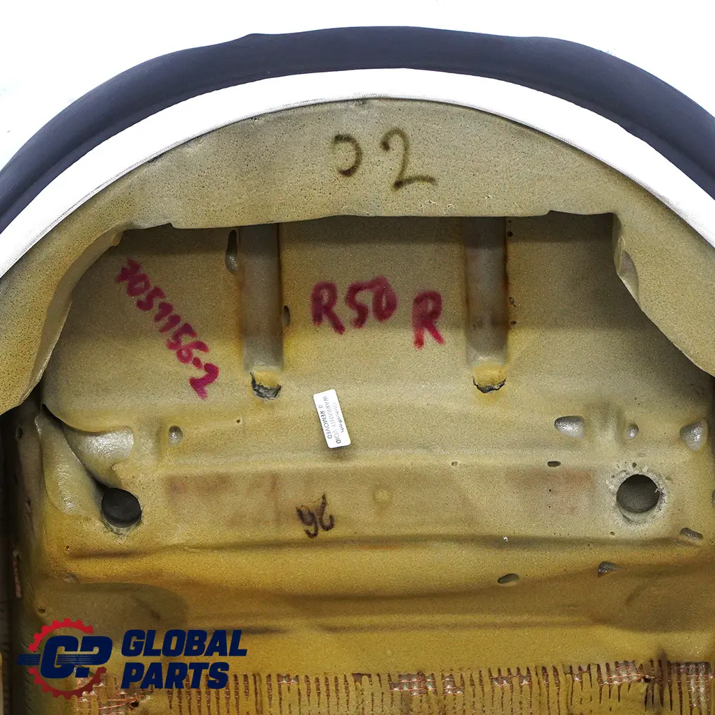 BMW Mini Cooper R50 Vorne Rechts Bezug Basis Sitz Leder Profile - SKU 7051156-2 - Teilenummer 7051156