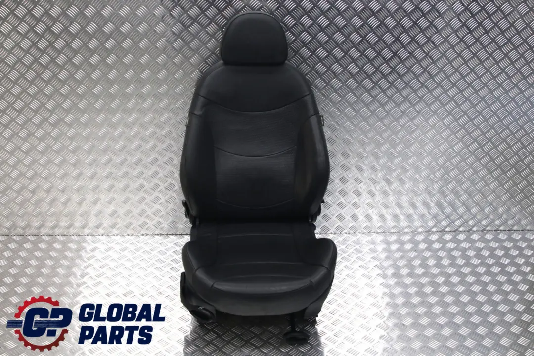Front Right O/S Leather Seat Side Panther Black to BMW Mini Cooper One R50 with Part number 7051156 BMW Mini Cooper One R50 Front Right O/S Leather Seat Side Panther Black - SKU 7051156 - Part number 7051156