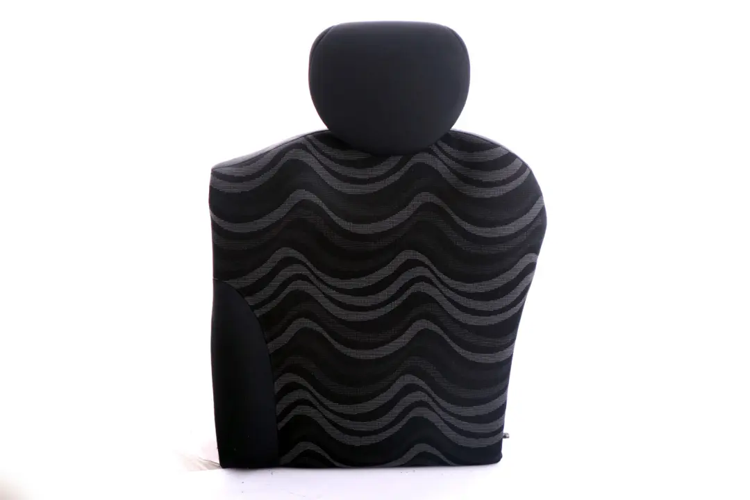 Asiento Trasero Izquierdo Tela Respaldo Aqua Panther Negro para Mini Cooper One R50 con número de pieza 7051311 Mini Cooper One R50 Asiento Trasero Izquierdo Tela Respaldo Aqua Panther Negro - SKU 7051311 - Número de pieza 7051311