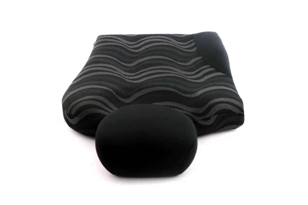 Asiento Trasero Izquierdo Tela Respaldo Aqua Panther Negro para Mini Cooper One R50 con número de pieza 7051311 Mini Cooper One R50 Asiento Trasero Izquierdo Tela Respaldo Aqua Panther Negro - SKU 7051311 - Número de pieza 7051311