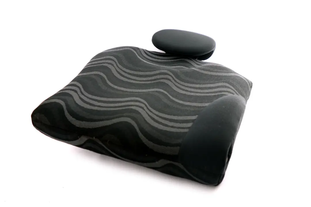 Right O/S Cloth Backrest Aqua Panther Black to BMW Mini Cooper One R50 Rear Seat with Part number 7051312 BMW Mini Cooper One R50 Rear Seat Right O/S Cloth Backrest Aqua Panther Black - SKU 7051312 - Part number 7051312