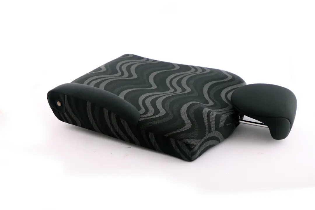 BMW Mini Cooper One R50 Rear Seat Right O/S Cloth Backrest Aqua Panther Black - SKU 7051312 - Part number 7051312