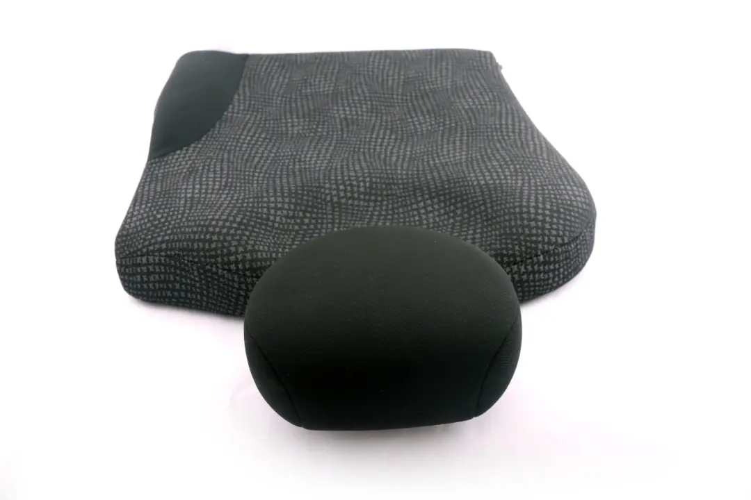 BMW Mini Cooper R50 Rear Seat Right O/S Cloth Backrest Kaleido Black - SKU 7051324 - Part number 7051324