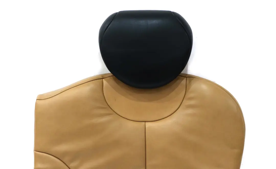 Mini Cooper R50 Rear Seat Left N/S Leather Backrest Cordoba Beige - SKU 7051329 - Part number 7051329