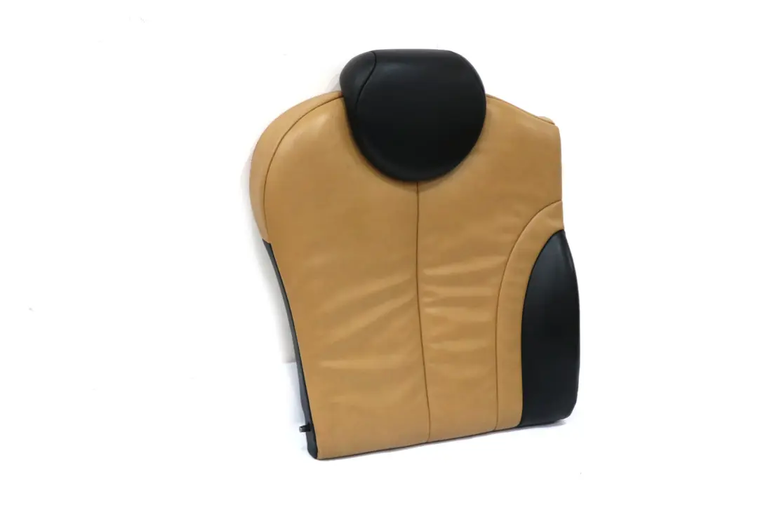 Right O/S Leather Backrest Cordoba Beige to Mini Cooper R50 Rear Seat with Part number 7051330 Mini Cooper R50 Rear Seat Right O/S Leather Backrest Cordoba Beige - SKU 7051330 - Part number 7051330