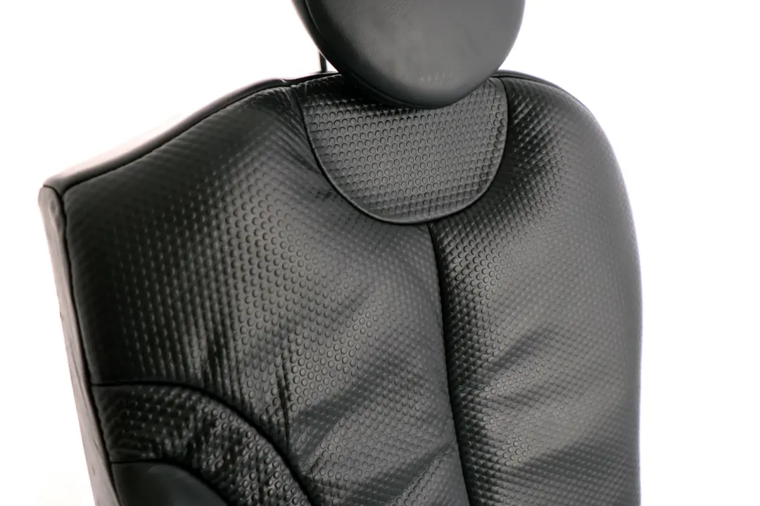 Asiento Trasero Izquierdo Respaldo Cuero Negro Perfil para Mini Cooper R50 con número de pieza 7051333 Mini Cooper R50 Asiento Trasero Izquierdo Respaldo Cuero Negro Perfil - SKU 7051333 - Número de pieza 7051333