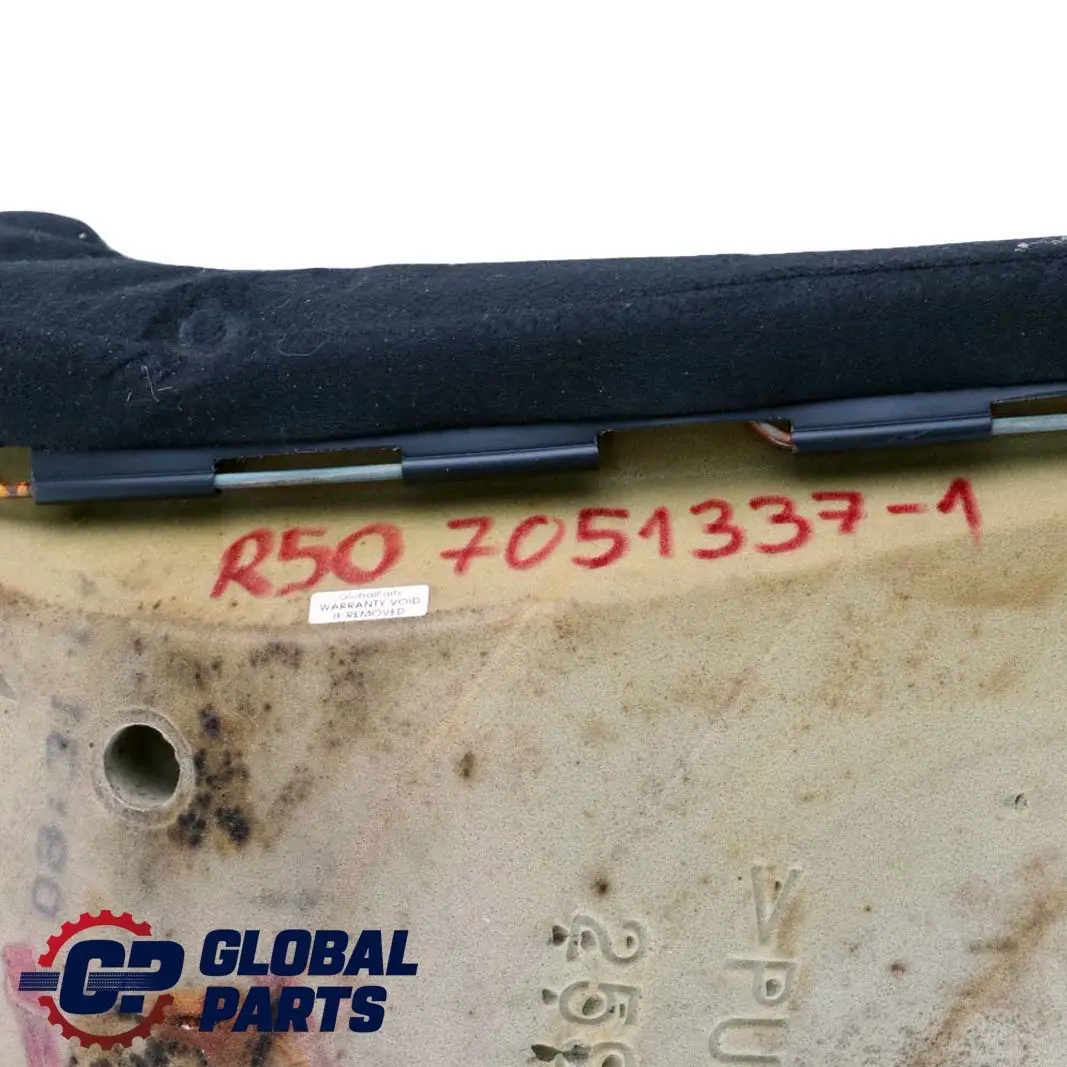 Hinten Sitzbezug Stoff Kaleido Panther Schwarz für BMW Mini Cooper R50 mit Teilenummer 7051337 BMW Mini Cooper R50 Hinten Sitzbezug Stoff Kaleido Panther Schwarz - SKU 7051337-1 - Teilenummer 7051337