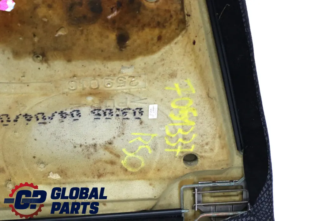 Back Cover Bench Sofa Base Cloth Panther Black to Mini Cooper R50 Rear Seat with Part number 7051337 Mini Cooper R50 Rear Seat Back Cover Bench Sofa Base Cloth Panther Black - SKU 7051337 - Part number 7051337