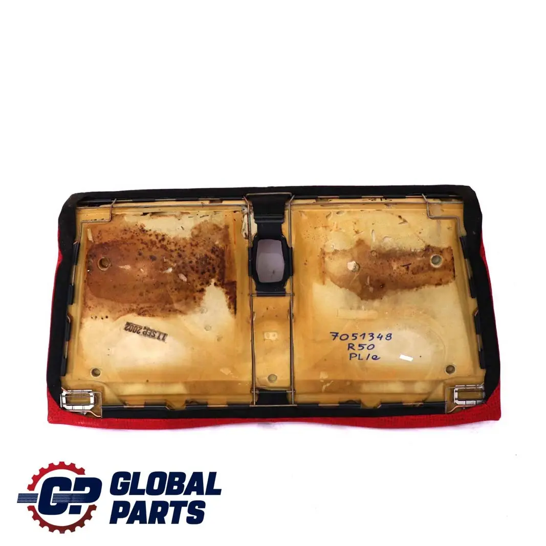 Pokrowiec Tylnej Kanapy Tkanina Tartan Czerwony do BMW Mini Cooper R50 o numerze 7051348 BMW Mini Cooper R50 Pokrowiec Tylnej Kanapy Tkanina Tartan Czerwony - SKU 7051348 - Numer Części 7051348