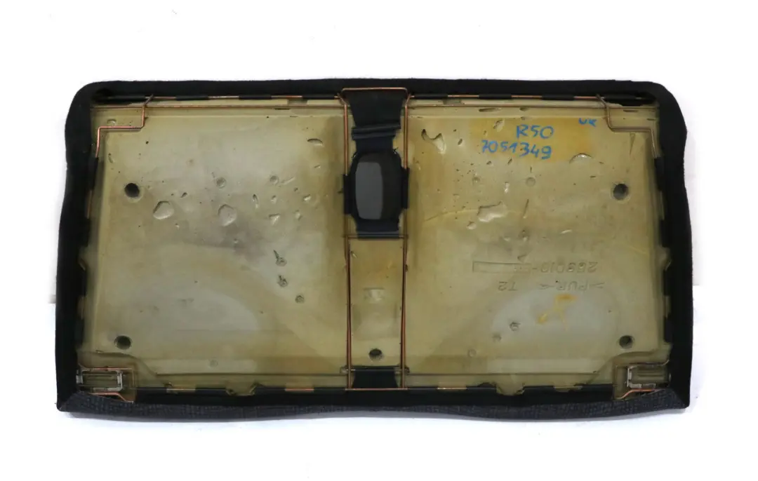 BMW Mini R50 Rear Seat Back Cover Bench Sofa Base Cloth Panther Black Kaleido - SKU 7051349 - Part number 7051349