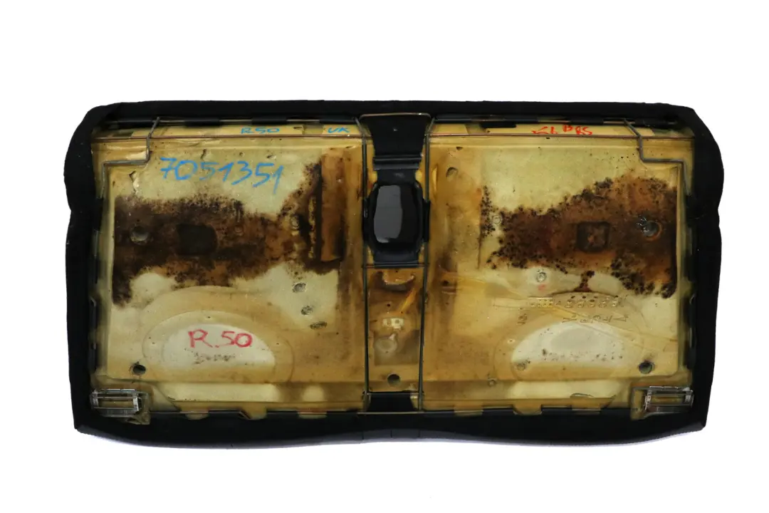Mini Cooper R50 Rear Seat Back Cover Bench Sofa Base Leather Panther Black - SKU 7051351 - Part number 7051351