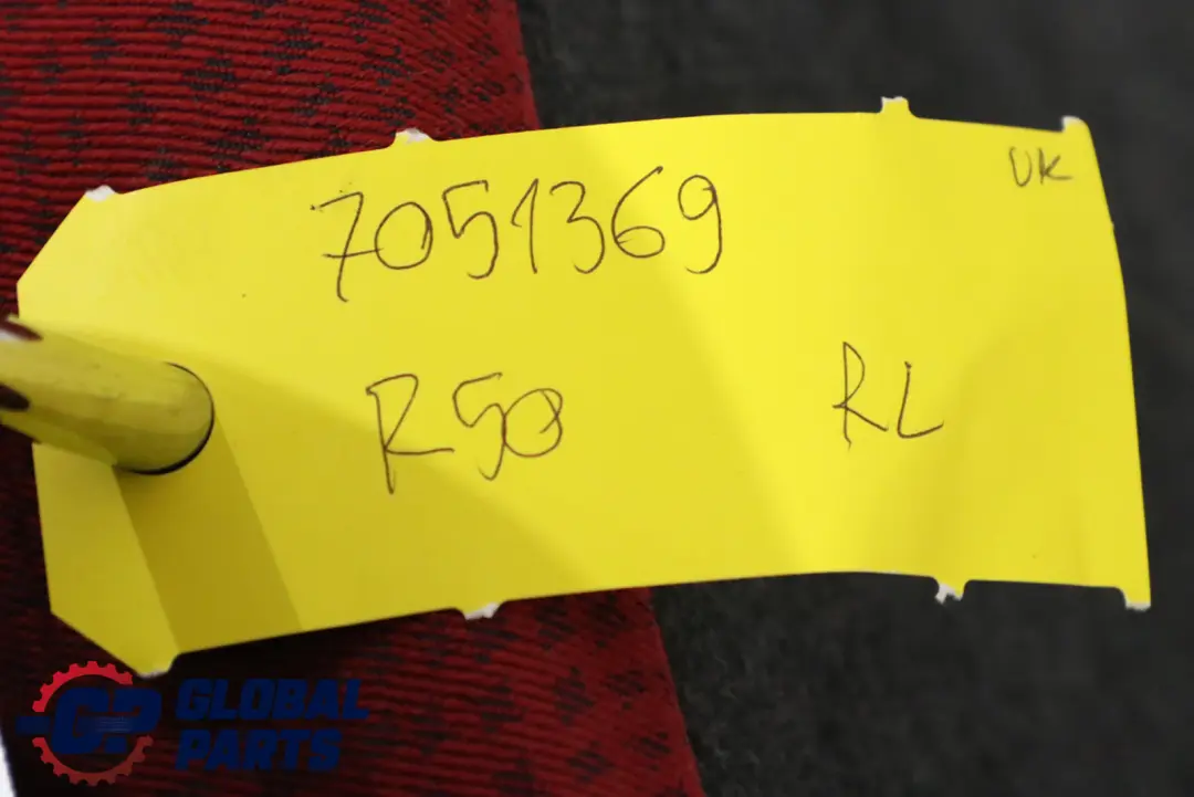 MINI Cooper R50 Kanapa oparcie tylne lewy tył - SKU 7051369 - Numer Części 7051369